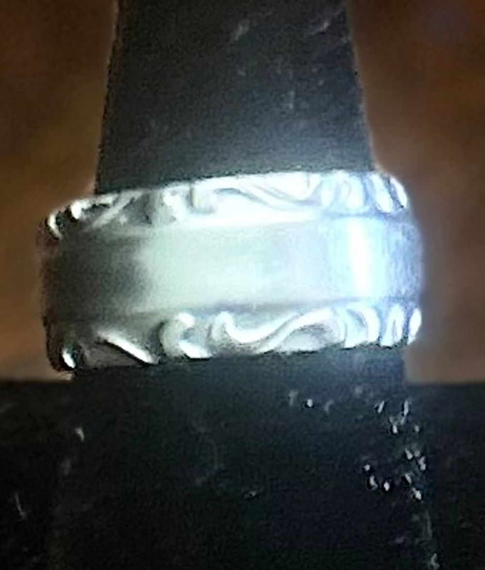 Japanese Stainless Steel spoon ring size 9